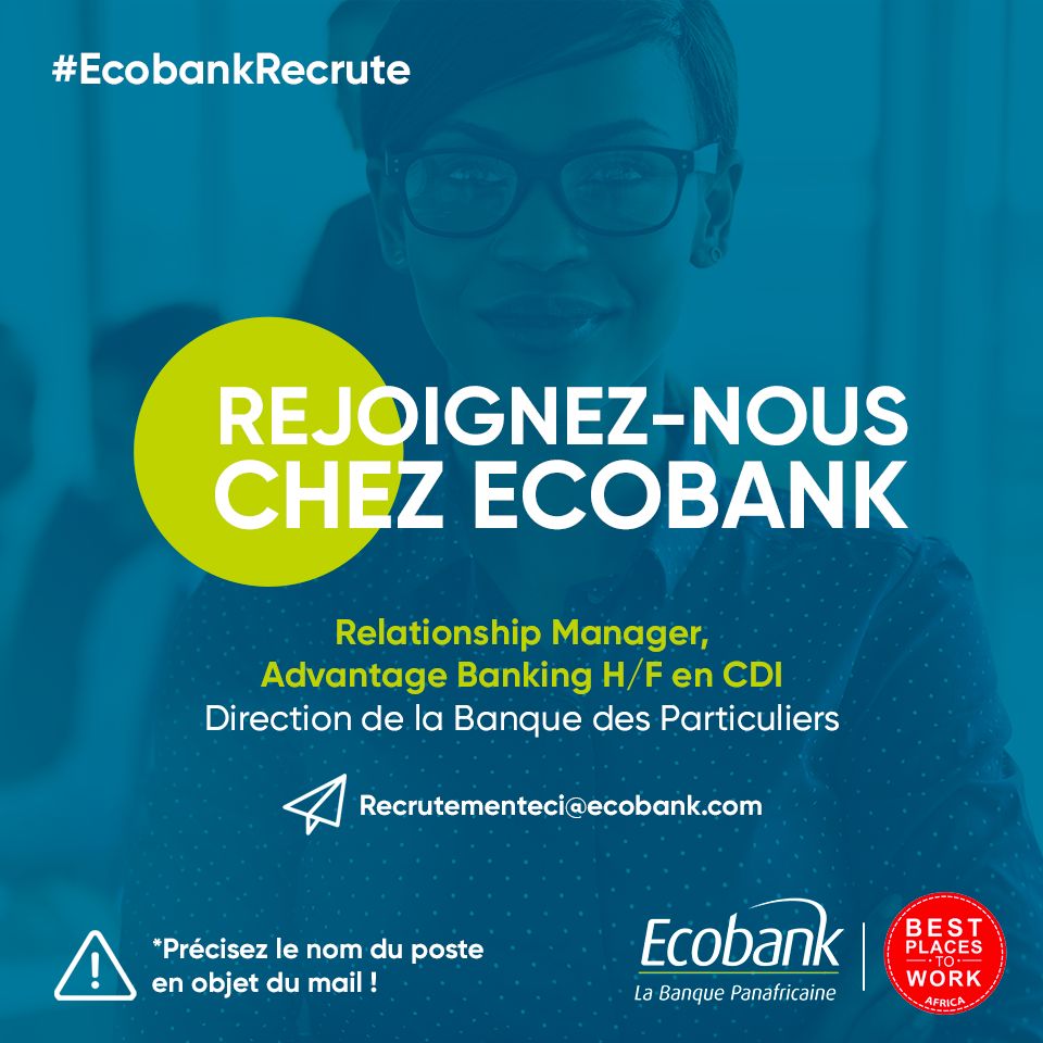 image_annonce ECOBANK COTE D IVOIRE RECRUTE